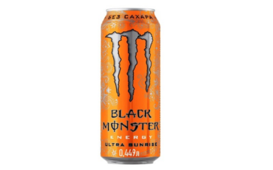 نارنجی نوشابه انرژی زا 500 میل مانسترا black monster ultra sunrise